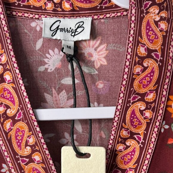 Garrie B Mini Wrap Dress Size M - Picture 8 of 9